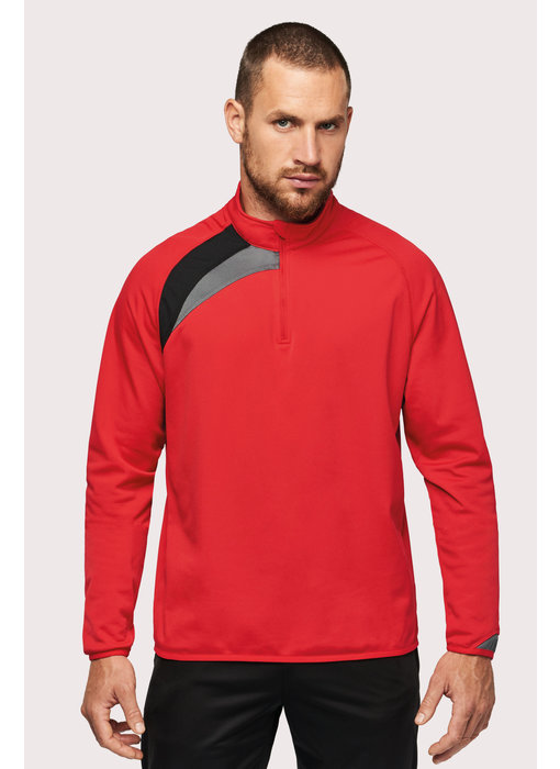 Proact | PA328 | Adults' zip neck training top