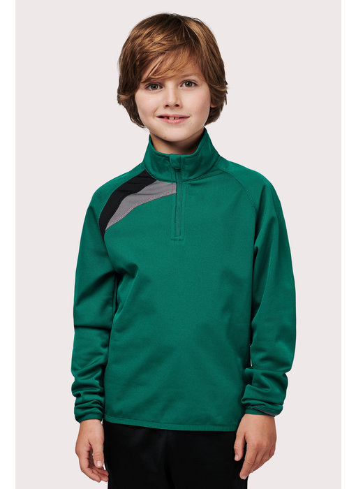 Proact | PA329 | Kids' zip neck training top