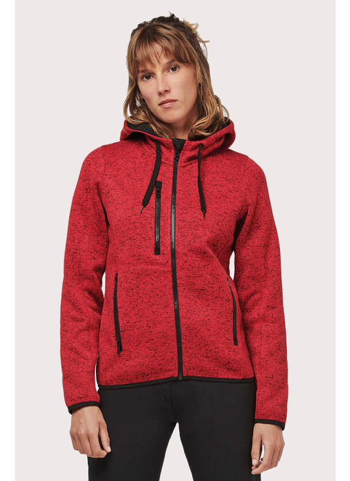 Proact | PA366 | Ladies’ heather hooded jacket