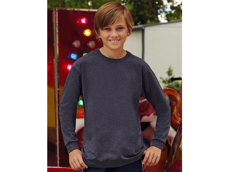 Fruit of the Loom Kids LS Value Weight T-Shirt