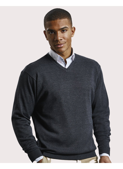 Russell Collection | RU710M | 762.00 | R-710M-0 | Men's V-Neck Knitted Pullover