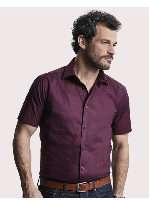 Russell Collection | RU947M | 787.00 | R-947M-0 | Fitted Short Sleeve Stretch Shirt