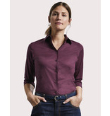 Russell Collection Tailored Blouse with 3/4 Sleeves