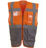 Yoko Hi-Vis Open Mesh Executive Waistcoat