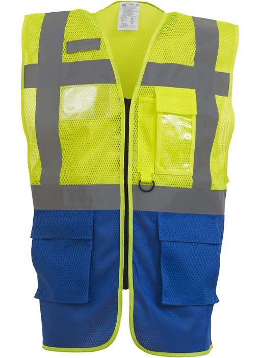 Yoko | YHVW820 | 423.77 | HVW820 | Fluo Open Mesh Executive Waistcoat