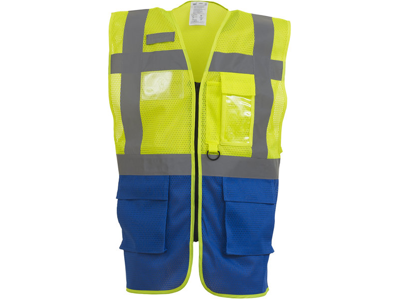 Yoko Hi-Vis Open Mesh Executive Waistcoat