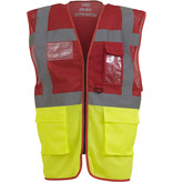 Yoko Hi-Vis Open Mesh Executive Waistcoat