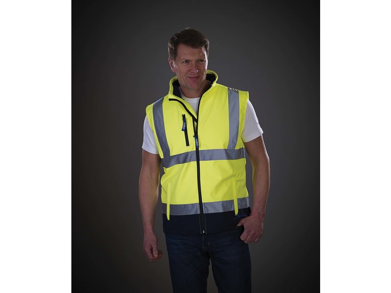 Yoko Hi-Vis Softshell Bodywarmer