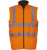 Yoko Hi-Vis Fleece Reversible Bodywarmer