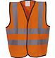 Yoko Kids Hi Vis 2 Band & Brace Waistcoat