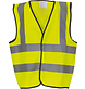 Yoko Kids Hi Vis 2 Band & Brace Waistcoat