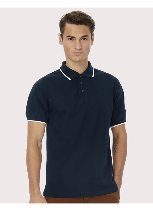 B&C | CGPU413 | 540.42 | PU413 | Safran Sport Tipped Polo