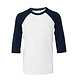 Bella + Canvas Youth 3/4 Sleeve Baseball Tee