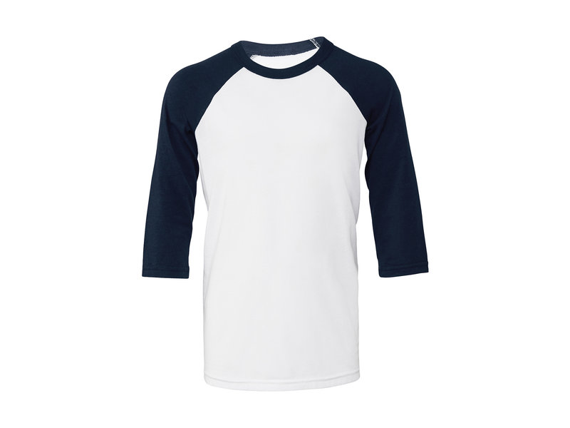 Bella + Canvas Youth 3/4 Sleeve Baseball Tee