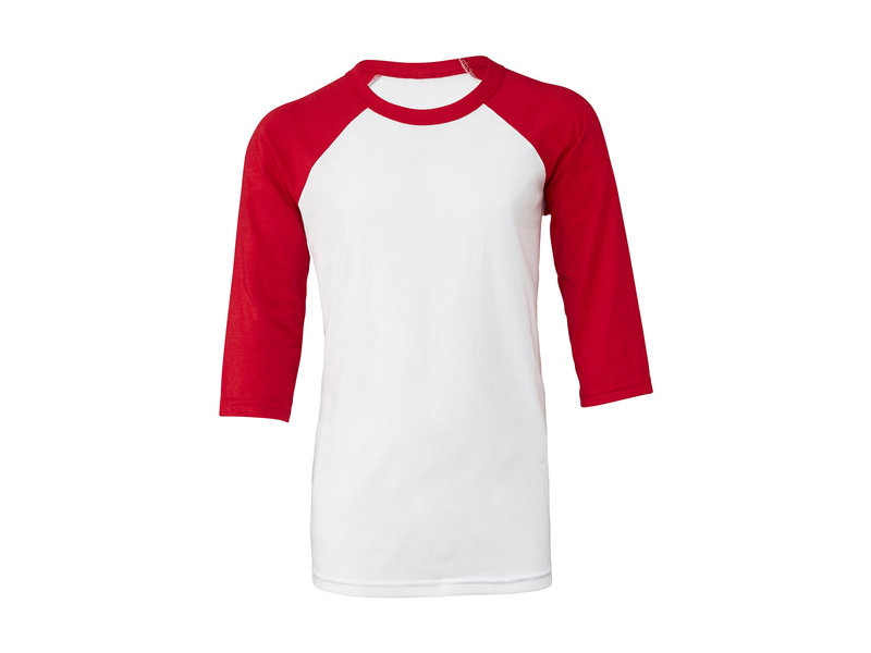 Bella + Canvas Youth 3/4 Sleeve Baseball Tee