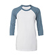 Bella + Canvas Youth 3/4 Sleeve Baseball Tee