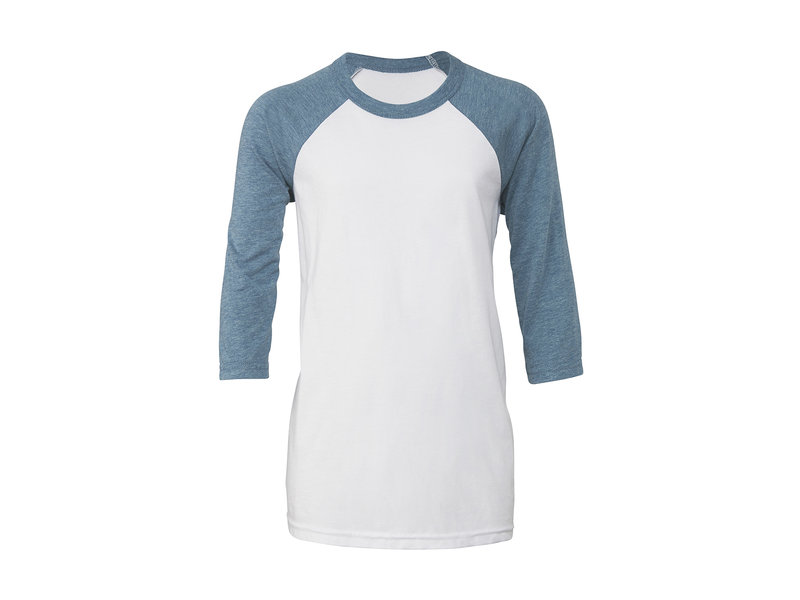 Bella + Canvas Youth 3/4 Sleeve Baseball Tee