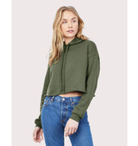 Bella + Canvas Women's Cropped Fleece Hoodie Bella + Canvas Women's Cropped Fleece Hoodie