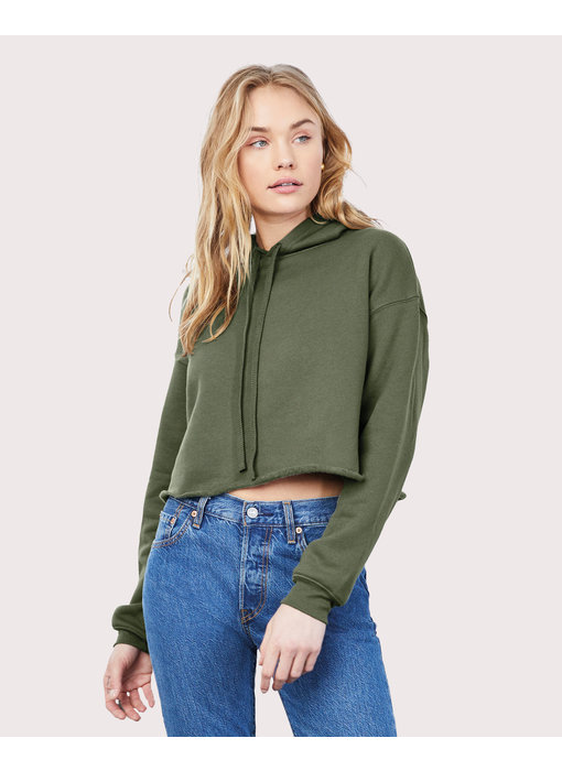 Bella + Canvas | BE7502 | 202.06 | 7502 | Women's Cropped Fleece Hoodie