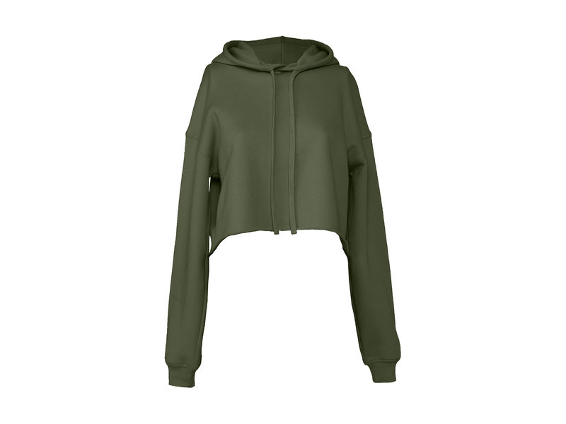 Bella + Canvas Women's Cropped Fleece Hoodie