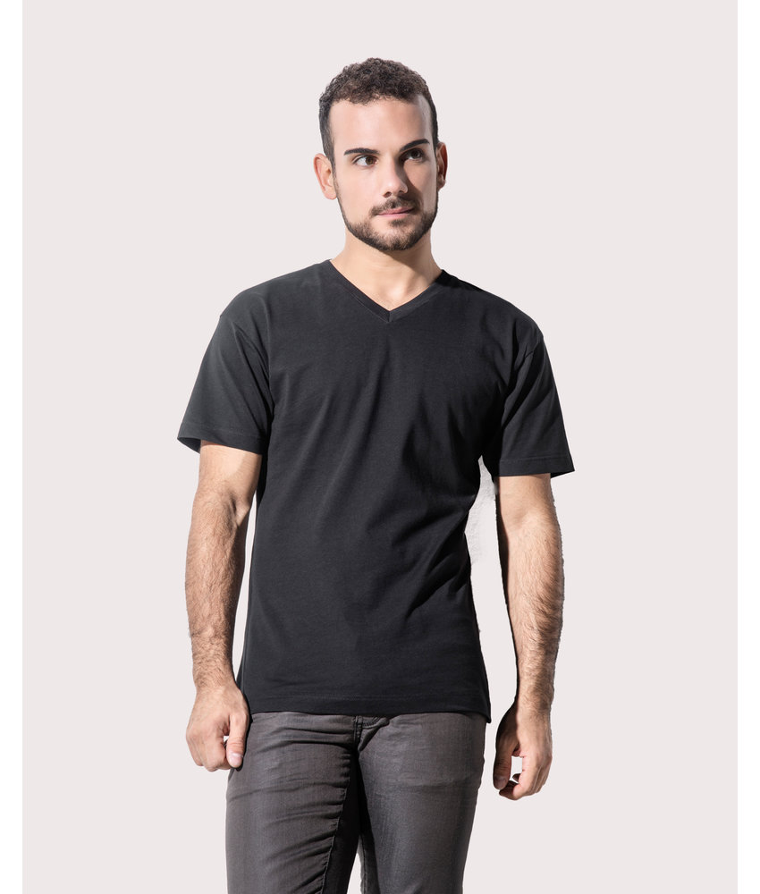 Nakedshirt | 167.85 | TM-SSL-V-OG018 | James Men's Organic V-Neck T-Shirt