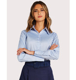 Kustom Kit Ladies Corporate Oxford Blouse LS