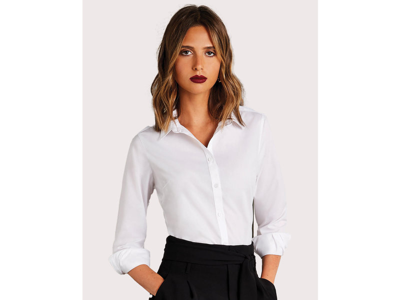 Kustom Kit Women's Tailored Fit Poplin Shirt