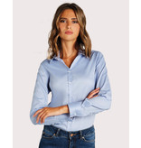 Kustom Kit Women's Tailored Fit Stretch Oxford Shirt LS