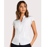 Kustom Kit Continental Blouse Mandarin Collar Kustom Kit Continental Blouse Mandarin Collar