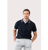 Henbury Men's Coolplus Short Sleeved Tipped Polo