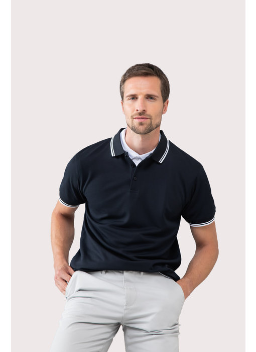 Henbury | H482 | Men's Coolplus® Tipped Polo Shirt