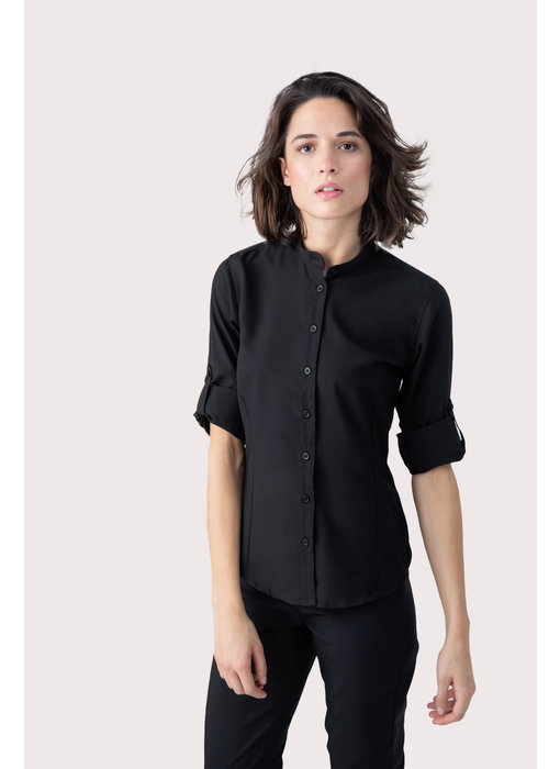 Henbury | H593 | Ladies' Mandarin Shirt