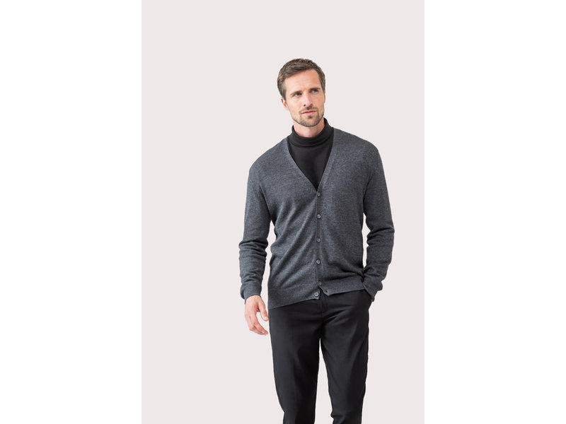 Henbury Men's Lightweight V Cardigan