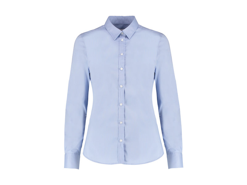 Kustom Kit Women's Tailored Fit Stretch Oxford Shirt LS