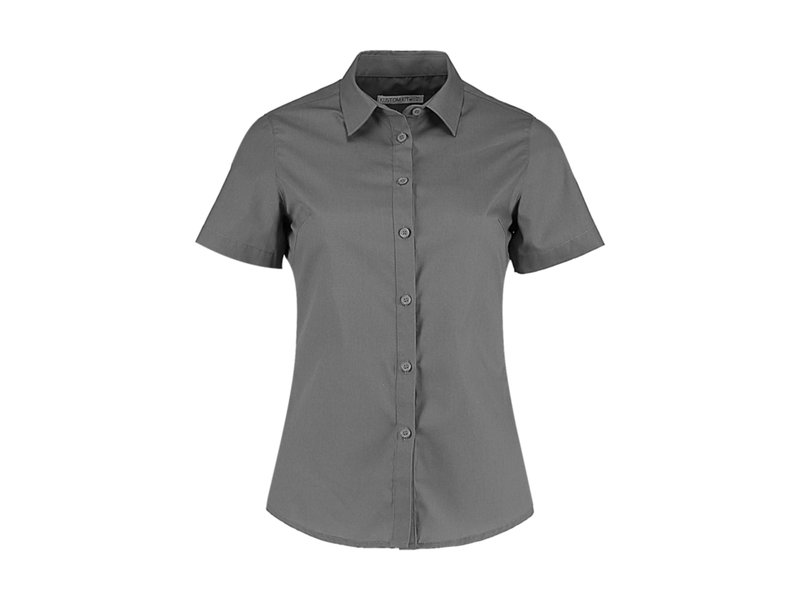 Kustom Kit Women's Tailored Fit Poplin Shirt SSL