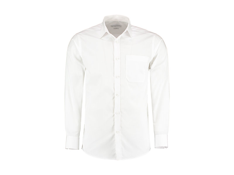 Kustom Kit Tailored Fit Poplin Shirt