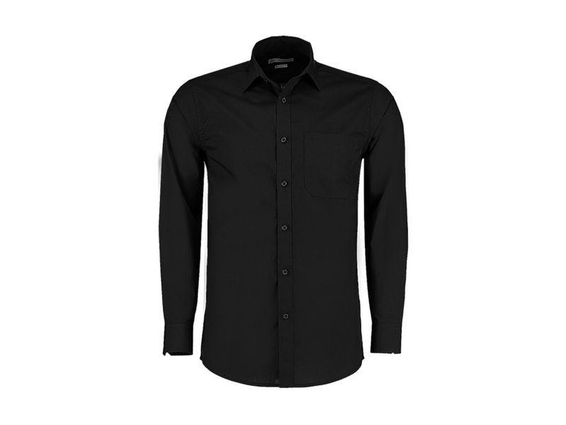 Kustom Kit Tailored Fit Poplin Shirt