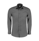 Kustom Kit Tailored Fit Poplin Shirt