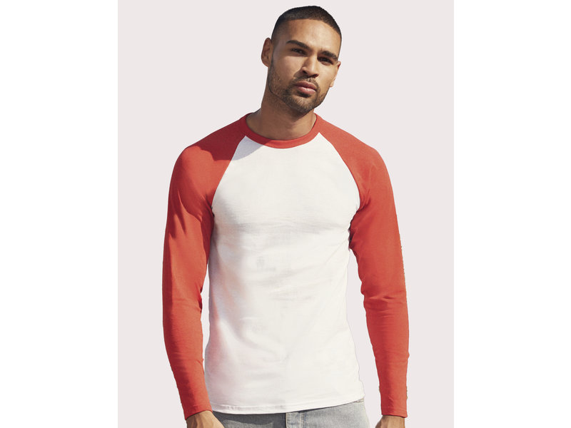 Fruit of the Loom Long Sleeve Baseball T-Shirt