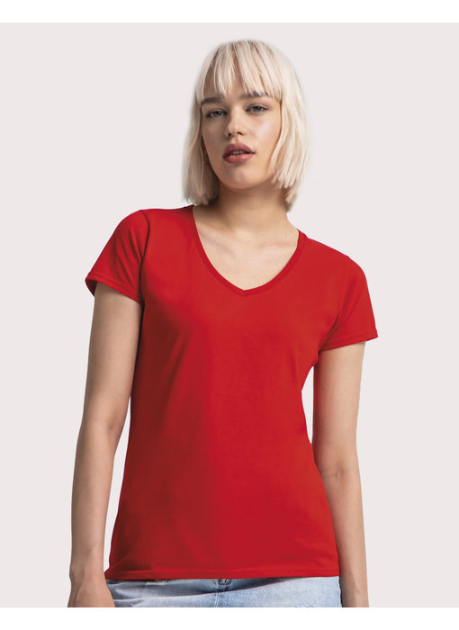 Fruit of the Loom | SC614440 | 146.01 | 61-444-0 | Ladies' Iconic 150 V Neck T