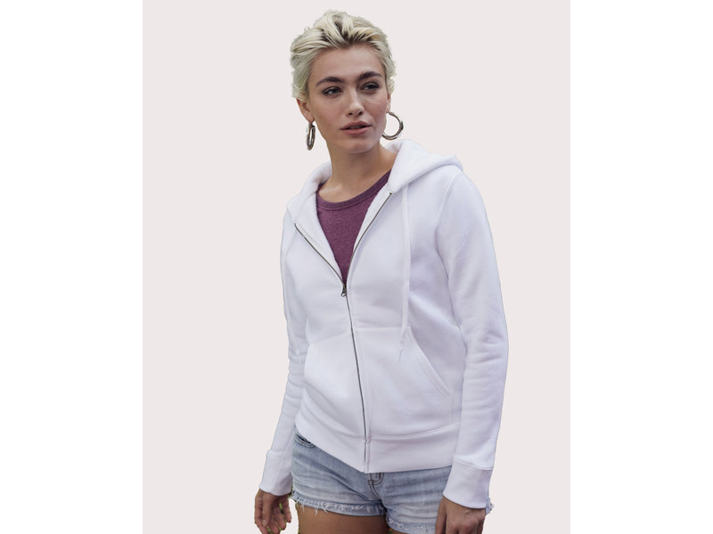 Fruit of the Loom Lady-Fit Hooded Sweat Vest