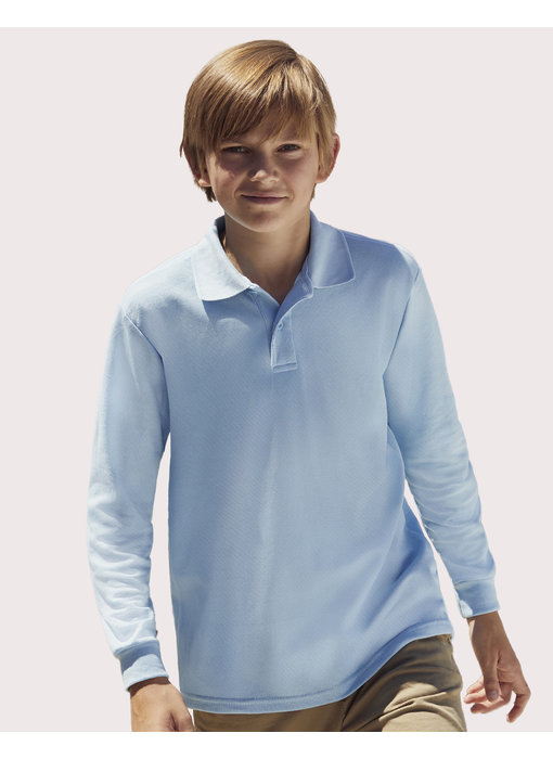 Fruit of the Loom | SC632010 / SC63201 | 578.01 | 63-201-0 | Kids' 65/35 Long Sleeve Polo