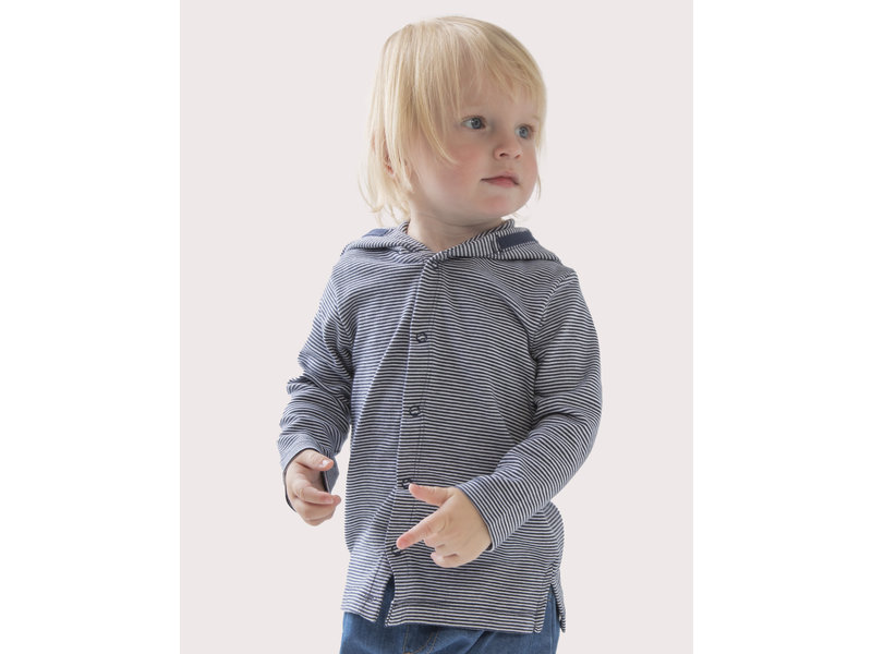 Babybugz Baby Striped Hooded T