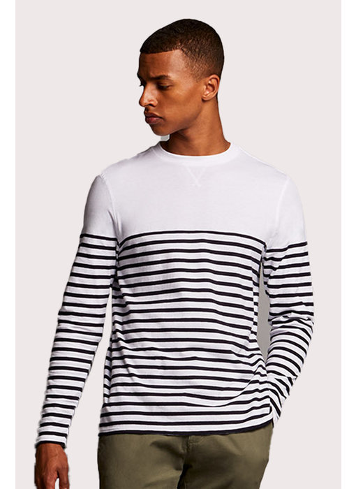 Front Row Collection | FR134 | Long sleeve Breton t-shirt
