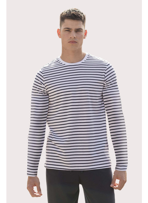 Skinni Fit | SFM204 | LONG SLEEVED STRIPED T-SHIRT