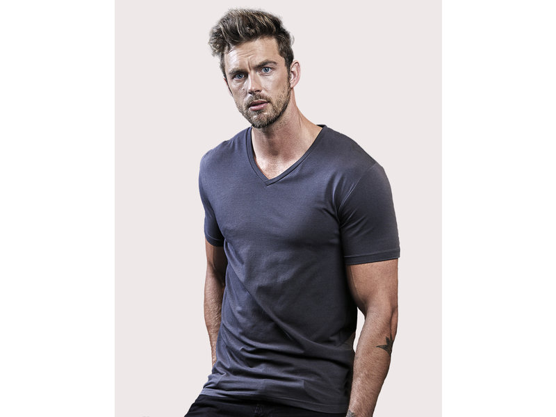 Tee Jays Mens Stretch V-Neck T-Shirt