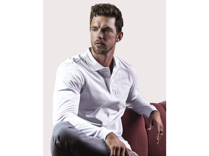 Tee Jays Luxury LS Stretch Polo
