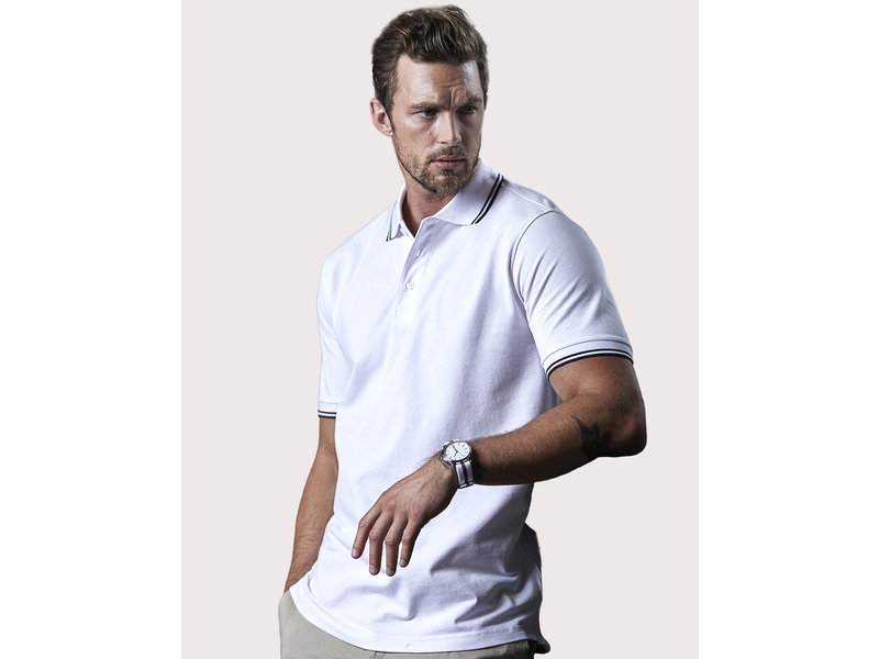 Tee Jays Luxury Stripe Stretch Polo