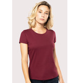 Kariban Dames T-Shirt ronde hals korte mouwen