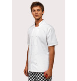 Premier Studded Front Short Sleeve Chef's Jacket